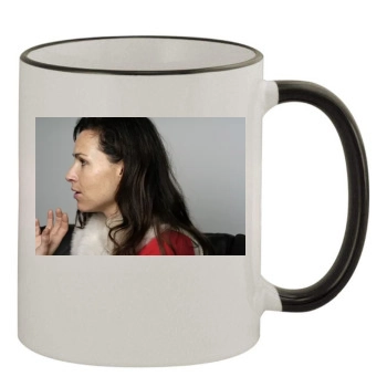 Minnie Driver 11oz Colored Rim & Handle Mug