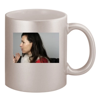 Minnie Driver 11oz Metallic Silver Mug