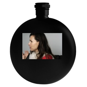 Minnie Driver Round Flask