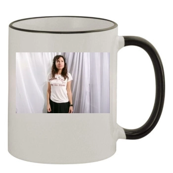 Minnie Driver 11oz Colored Rim & Handle Mug