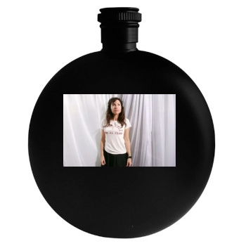 Minnie Driver Round Flask