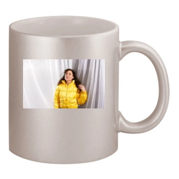 Minnie Driver 11oz Metallic Silver Mug