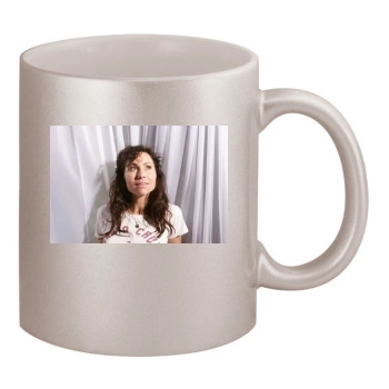 Minnie Driver 11oz Metallic Silver Mug