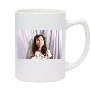 Minnie Driver 14oz White Statesman Mug