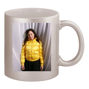 Minnie Driver 11oz Metallic Silver Mug