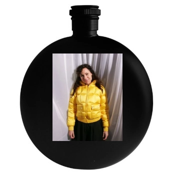 Minnie Driver Round Flask