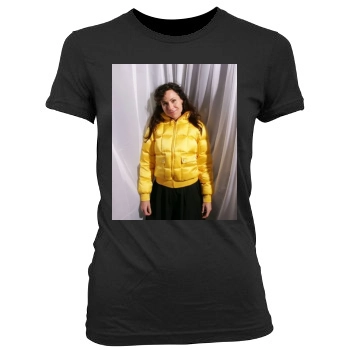 Minnie Driver Women's Junior Cut Crewneck T-Shirt