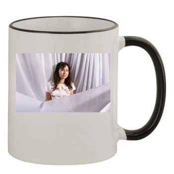 Minnie Driver 11oz Colored Rim & Handle Mug