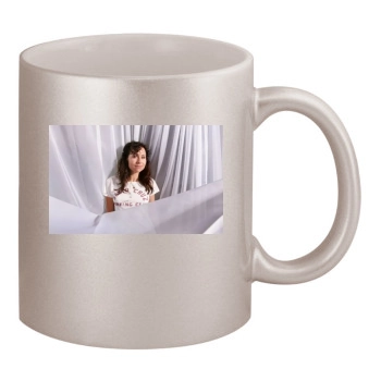 Minnie Driver 11oz Metallic Silver Mug