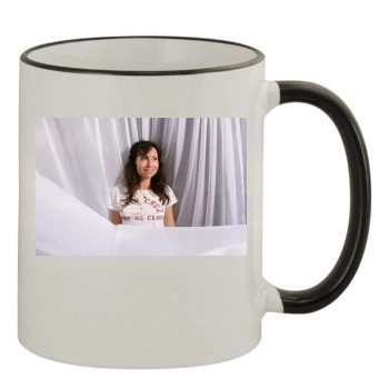 Minnie Driver 11oz Colored Rim & Handle Mug