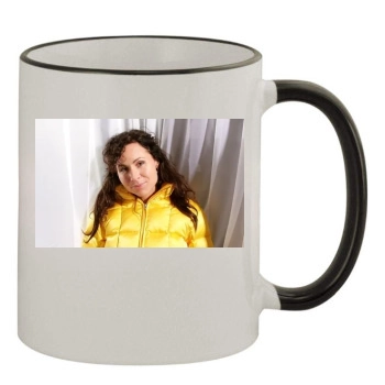 Minnie Driver 11oz Colored Rim & Handle Mug