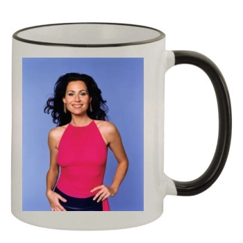 Minnie Driver 11oz Colored Rim & Handle Mug