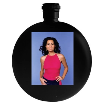 Minnie Driver Round Flask