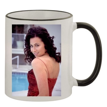 Minnie Driver 11oz Colored Rim & Handle Mug