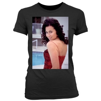 Minnie Driver Women's Junior Cut Crewneck T-Shirt