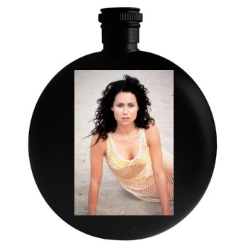 Minnie Driver Round Flask