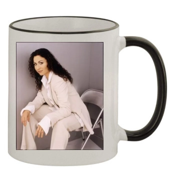 Minnie Driver 11oz Colored Rim & Handle Mug