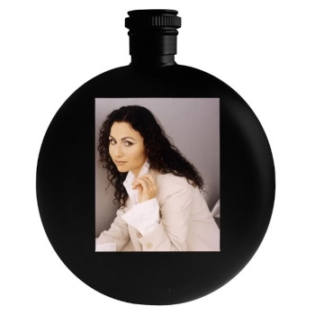 Minnie Driver Round Flask