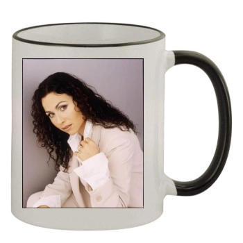 Minnie Driver 11oz Colored Rim & Handle Mug