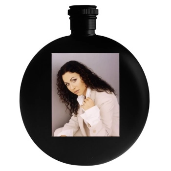 Minnie Driver Round Flask