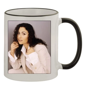 Minnie Driver 11oz Colored Rim & Handle Mug