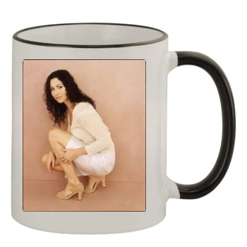 Minnie Driver 11oz Colored Rim & Handle Mug