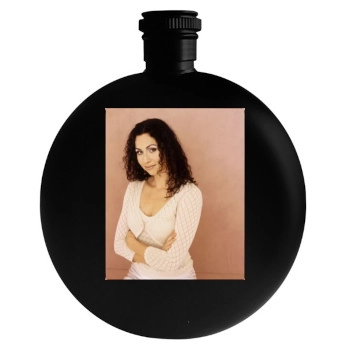 Minnie Driver Round Flask