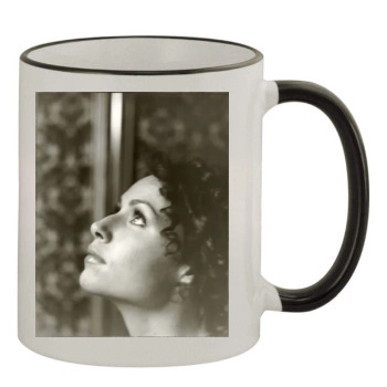 Minnie Driver 11oz Colored Rim & Handle Mug