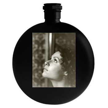 Minnie Driver Round Flask