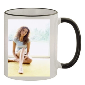 Minnie Driver 11oz Colored Rim & Handle Mug