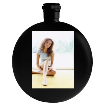 Minnie Driver Round Flask