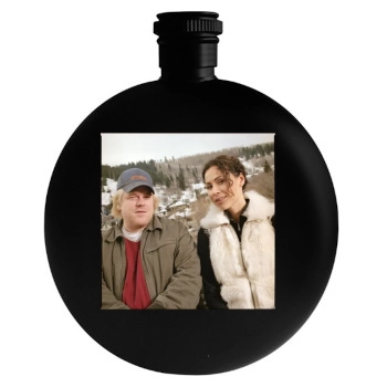 Minnie Driver Round Flask