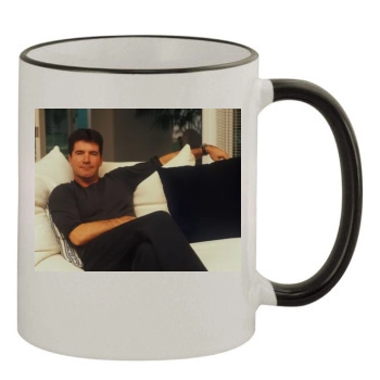 Simon Cowell 11oz Colored Rim & Handle Mug