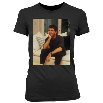 Simon Cowell Women's Junior Cut Crewneck T-Shirt