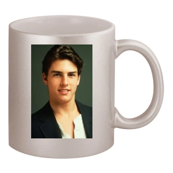 Tom Cruise 11oz Metallic Silver Mug