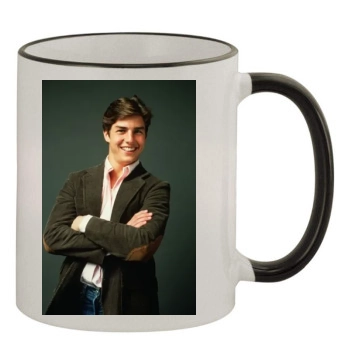 Tom Cruise 11oz Colored Rim & Handle Mug