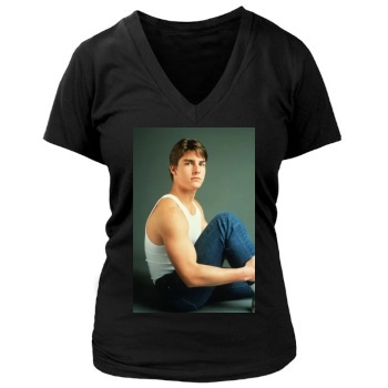 Tom Cruise Women's Deep V-Neck TShirt