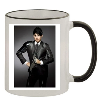 Adam Lambert 11oz Colored Rim & Handle Mug