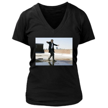 Jake Gyllenhaal Women's Deep V-Neck TShirt