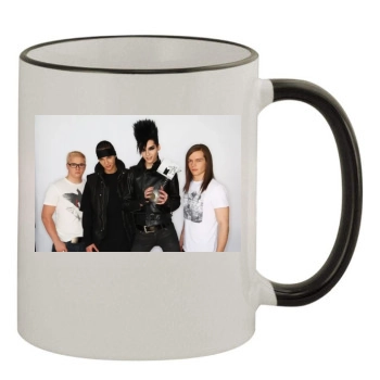 Tokio Hotel 11oz Colored Rim & Handle Mug