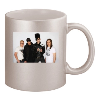 Tokio Hotel 11oz Metallic Silver Mug