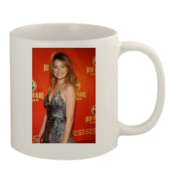 Haley Bennett 11oz White Mug