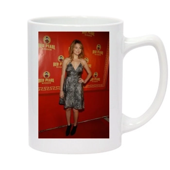 Haley Bennett 14oz White Statesman Mug