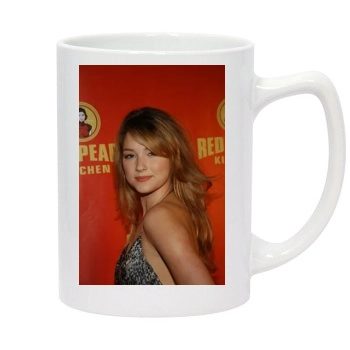 Haley Bennett 14oz White Statesman Mug