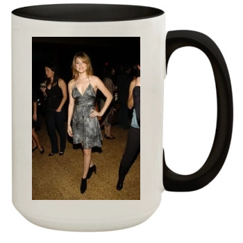 Haley Bennett 15oz Colored Inner & Handle Mug