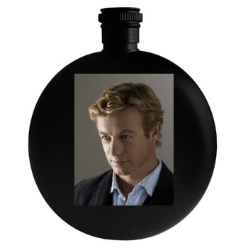 Simon Baker Round Flask