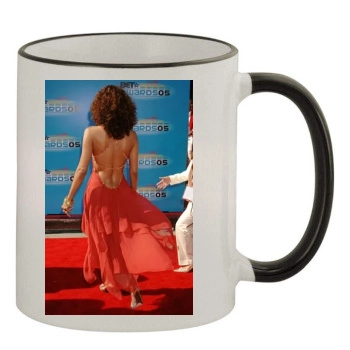 Halle Berry 11oz Colored Rim & Handle Mug