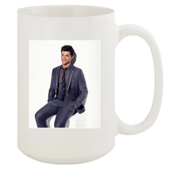 Taylor Lautner 15oz White Mug