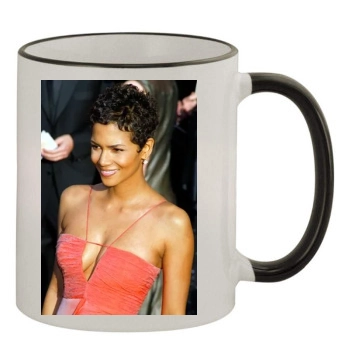 Halle Berry 11oz Colored Rim & Handle Mug