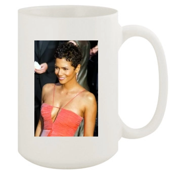 Halle Berry 15oz White Mug